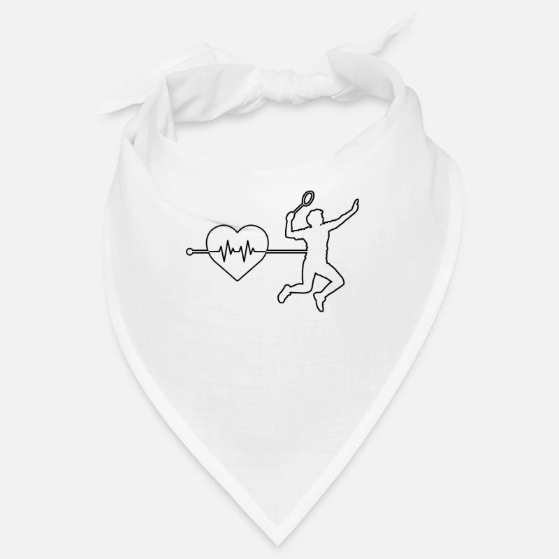 Badminton Herzschlag Bandana