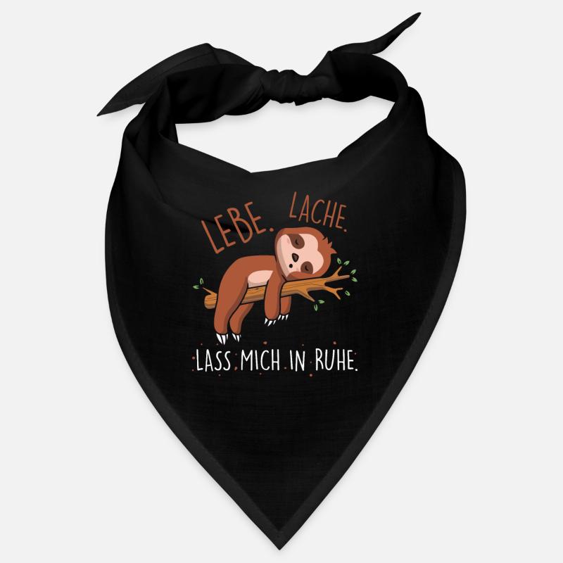 Lebe Lache Lass Mich In Ruhe Faultier Arbeit Bandana