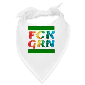 Gegen die Grünen - Bandana - Weiß - Vorne