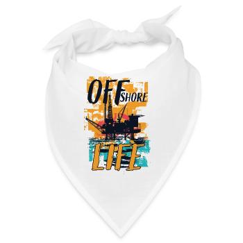 Offshore Life - Bandana - Weiß - Vorne
