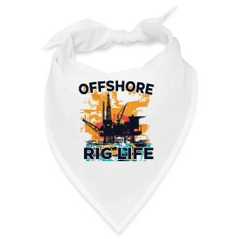 Offshore Rig Life - Bandana - Weiß - Vorne