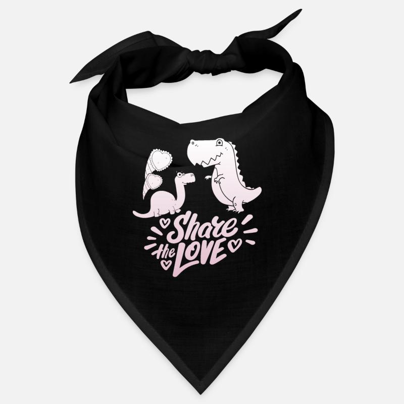 Dinosaurier Valentinstag lustiger Spruch Bandana