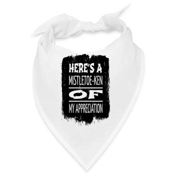beard gang birthday cute christmas present awkward - Bandana - Weiß - Vorne