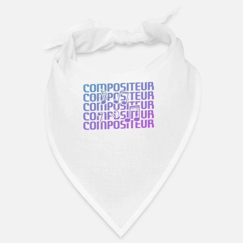 Retro Compositeur Composition Musicale Bandana