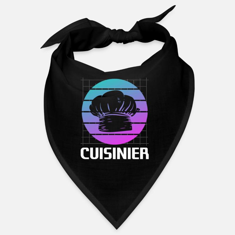 Retro Cuisinier Chef Cuisine Bandana