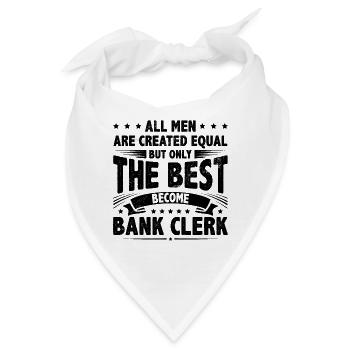 All Men Are Created Equal But Only The Best Become - Bandana - Weiß - Vorne