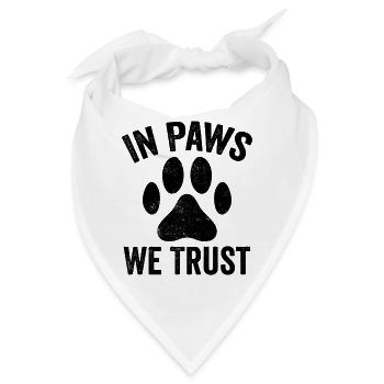 Polizeibeamter Polizeihund - Bandana - Weiß - Vorne