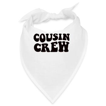 Cousin Team Familie Verwandtschaft Freunde Kusinen - Bandana - Weiß - Vorne