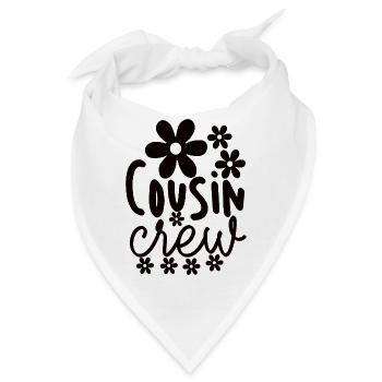 Cousin Team Familie Verwandtschaft Freunde Kusinen - Bandana - Weiß - Vorne