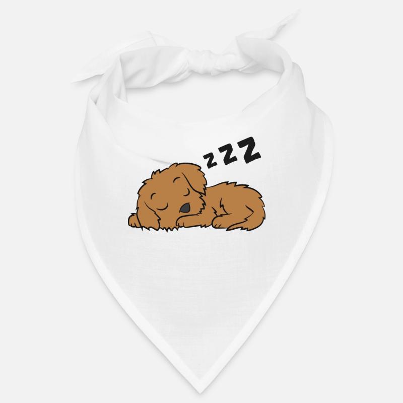 Cockapoo Hund Pyjama Lustig Schlafender Cockapoo Bandana