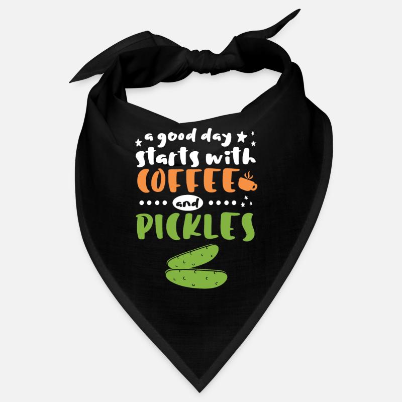 Starts With Coffee and Pickles Bandana
