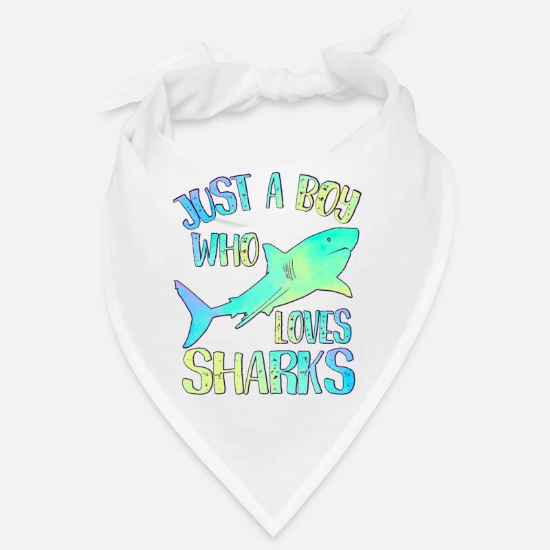 Juste un garçon qui aime les requins Bandana