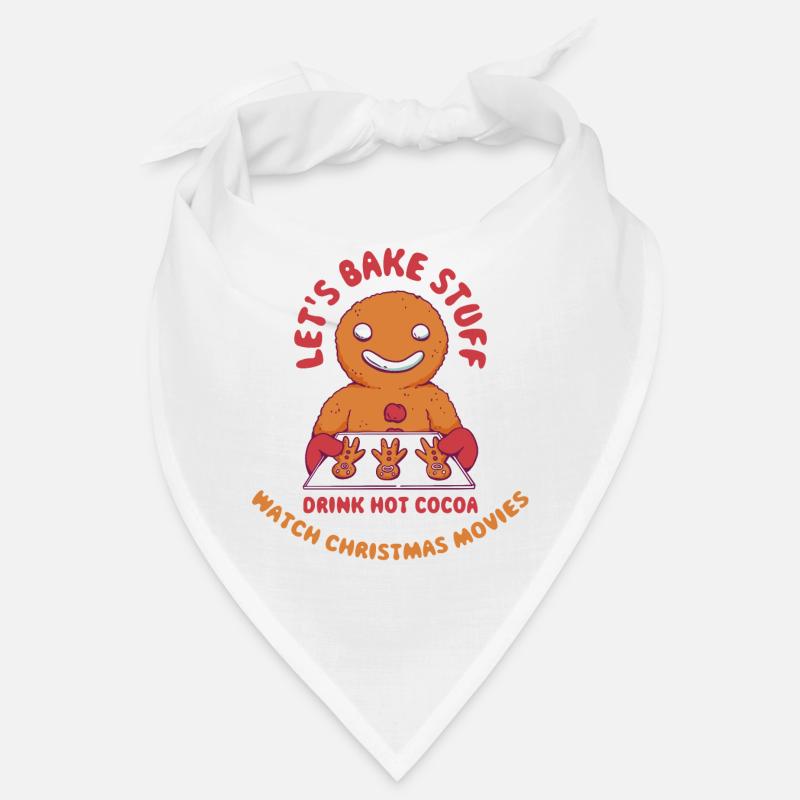 Lets Bake Stuff Drink Hot Cocoa Baking Gift Bandana