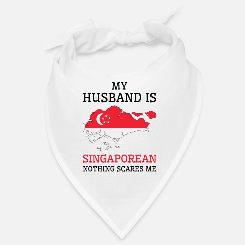 Nichts macht mir Angst Singapurischer Ehemann Bandana