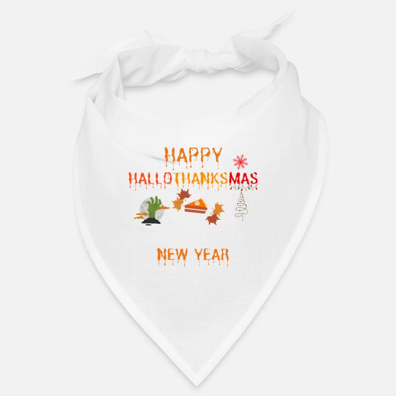 Joyeux Hallothanksmas et bonne année Bandana
