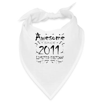 2011 - Jahrgang 2011 - Bandana - Weiß - Vorne