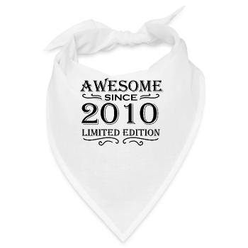 2010 - Jahrgang 2010 - Bandana - Weiß - Vorne