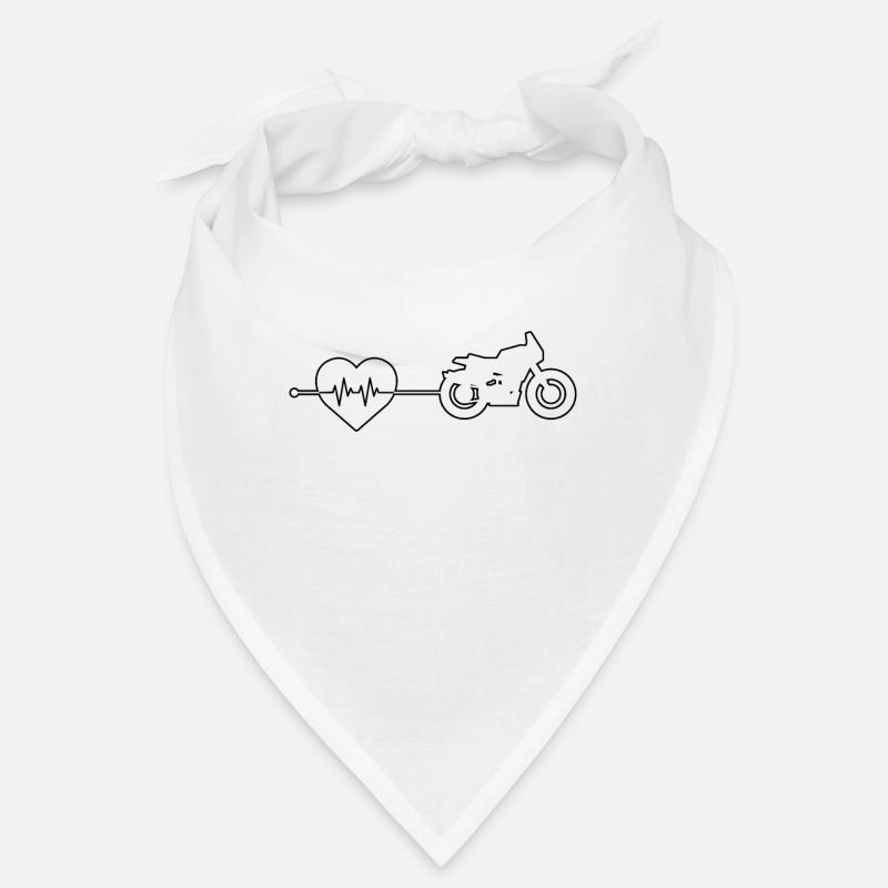 Motorcycle Heartbeat Bandana