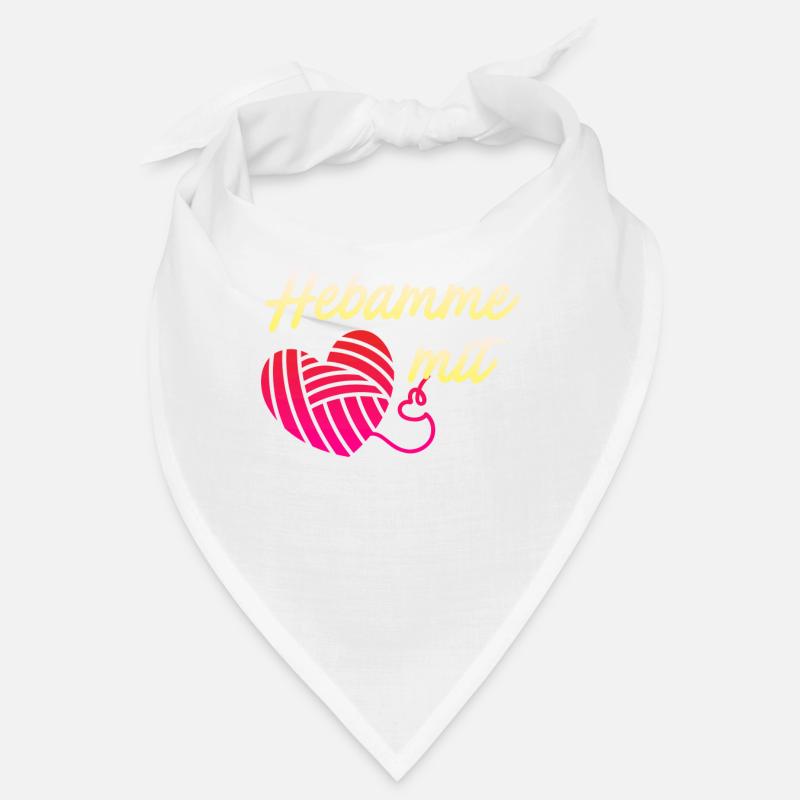 Ich bin eine Hebamme mit Herz Hebamme Bandana