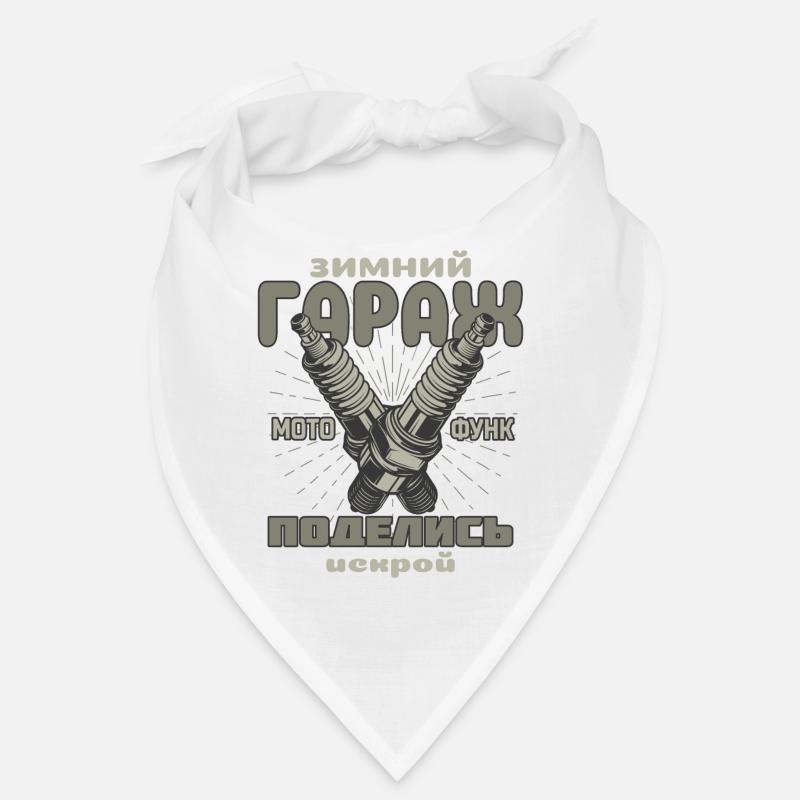Winter garage, share your spark, spark plugs Bandana