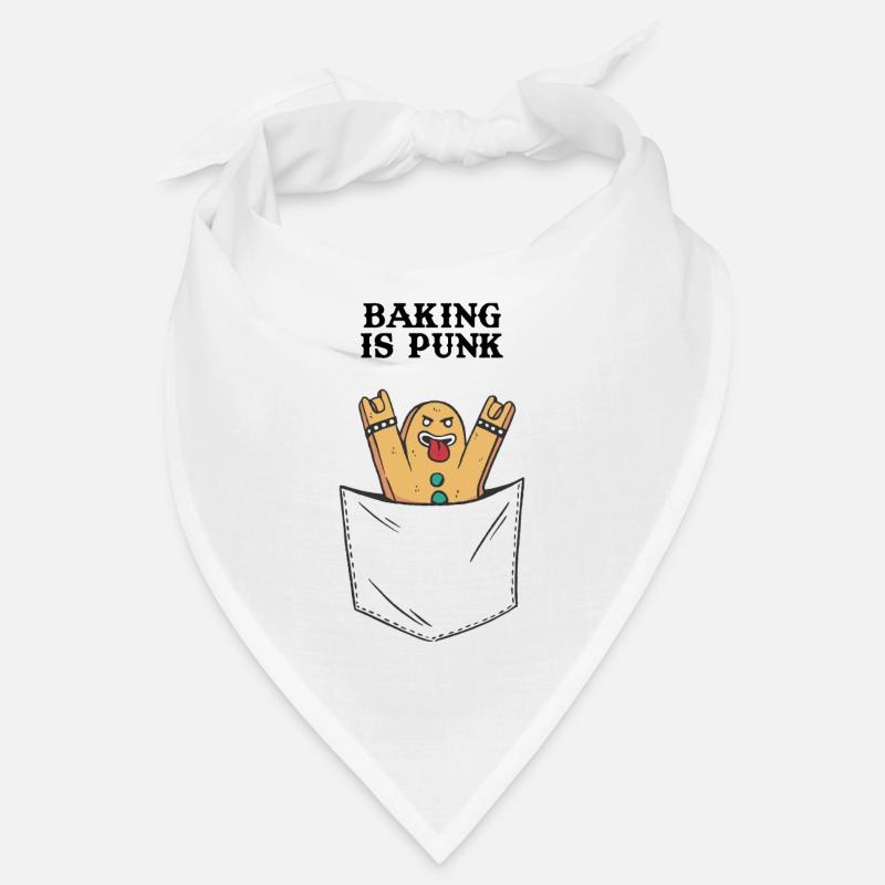 Baking Is Punk Backen Geschenk Bandana