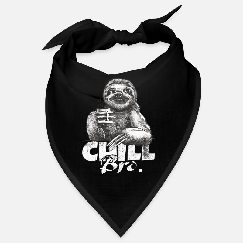 Sloth with coffee chill bro this is the way Bandana