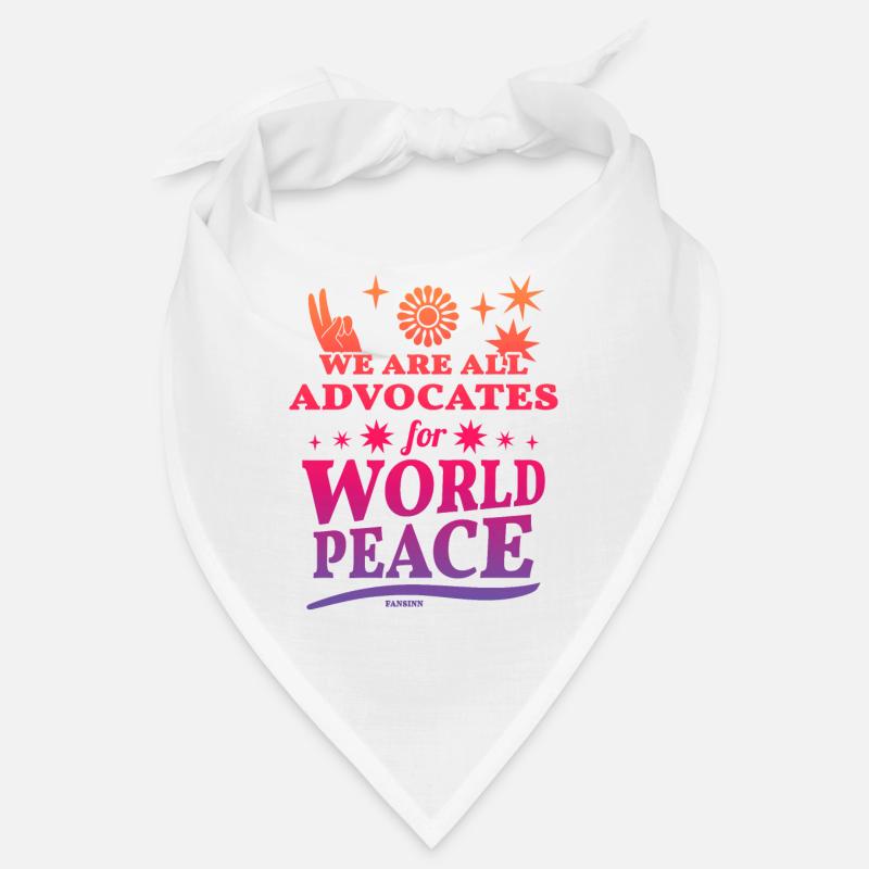 Frieden Geschenk Liebe Freundschaft Bandana