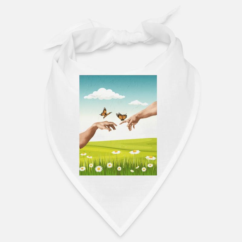 Bloomcore Ästhetische Gestaltung von Adam Butterfl Bandana