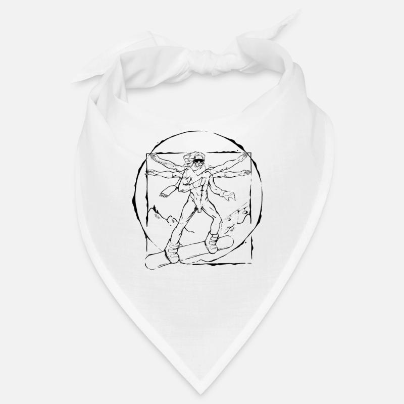 Cool snowboarder winter snow mountains snowboard Bandana