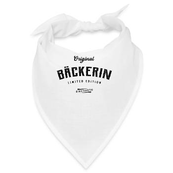 Bäckerin Limited Edition - Bandana - Weiß - Vorne