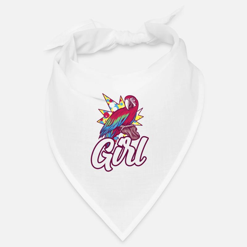 Perroquet Fille Mignon Animal Perroquets Pet Bandana