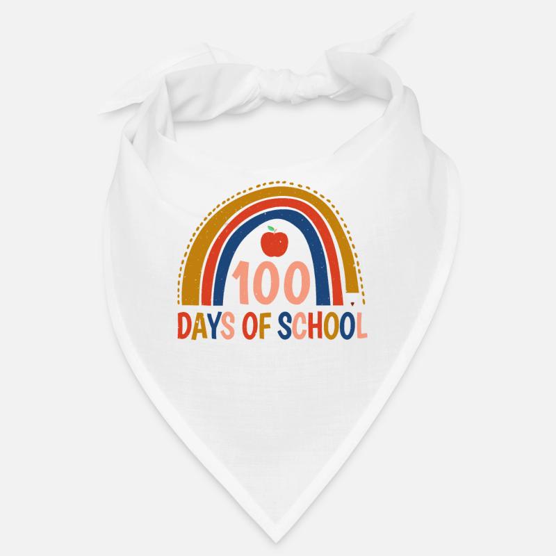 Rainbow Student 100e jour 100 jours d’école Bandana
