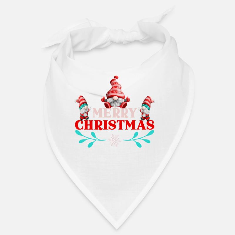 Joyeux Cristmas gnomes Bandana