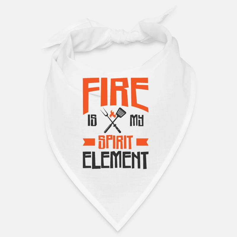 Kochen Grillen Feuergeist Element Koch und Griller Bandana