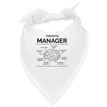 Finanz Manager - Bandana - Weiß - Vorne