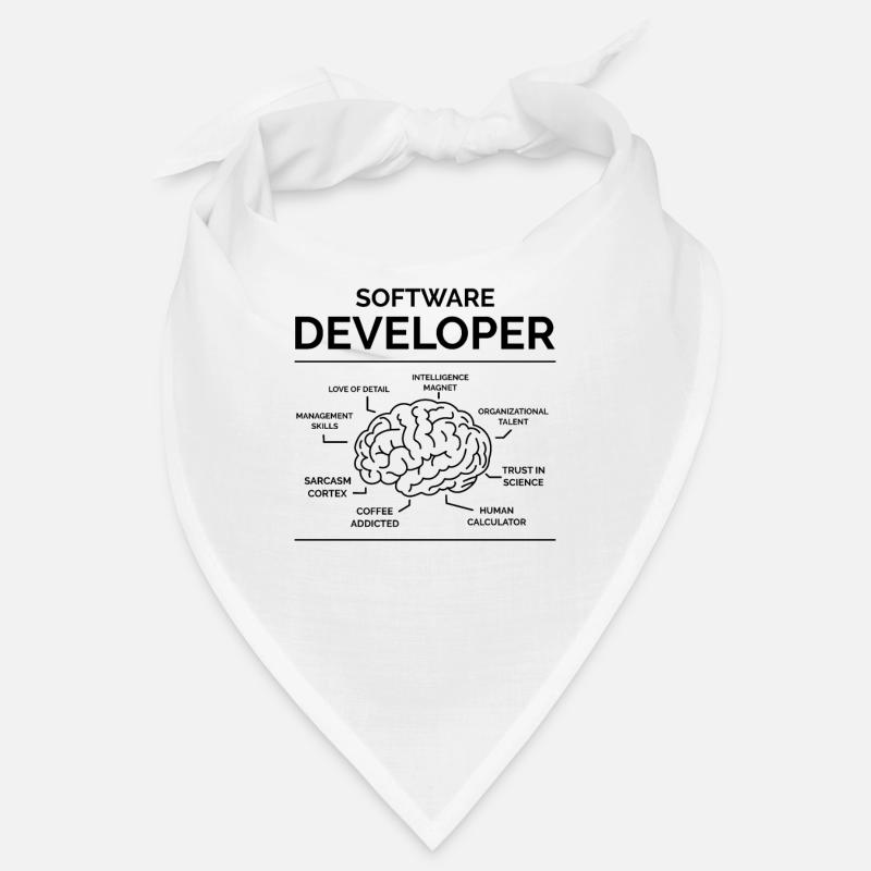 Software Entwickler - Bandana - Weiß