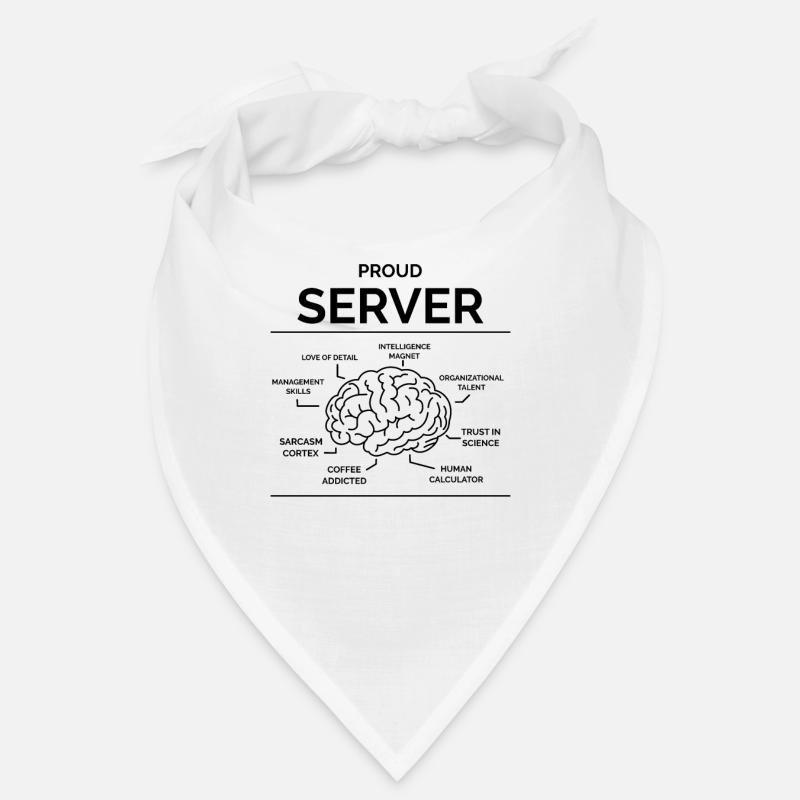 Serveur Serveuse Directeur de restaurant Bandana