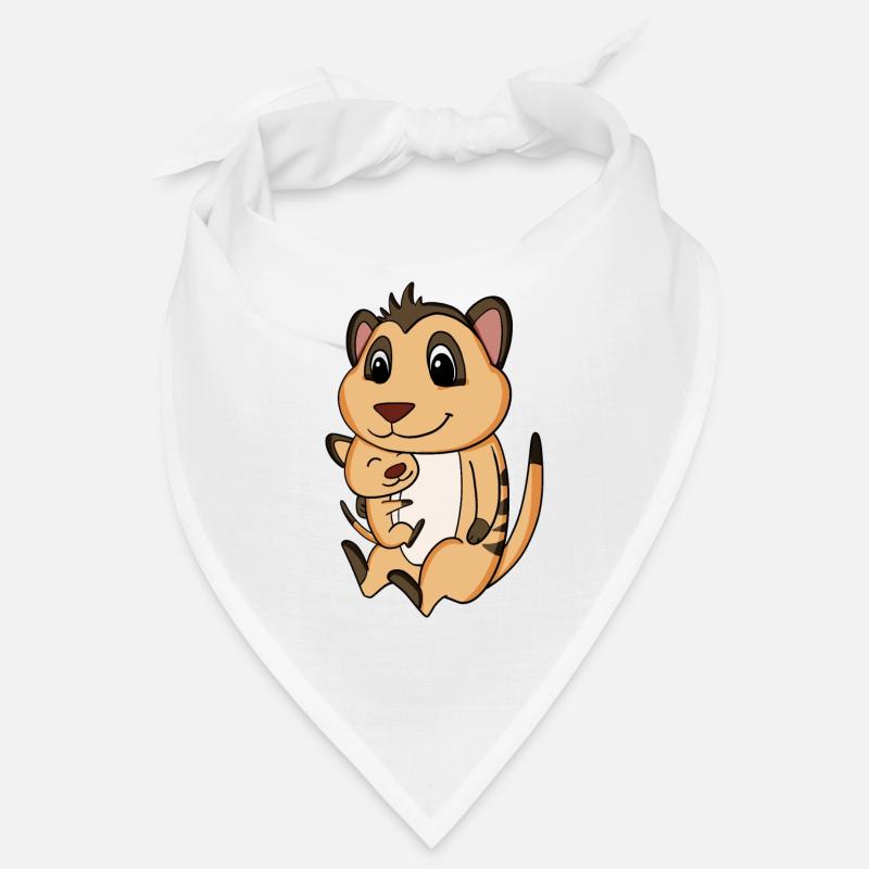 Grossesse familiale - suricate avec bébé Bandana