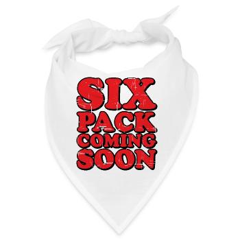Six Pack Coming Soon 38 - Bandana - Weiß - Vorne