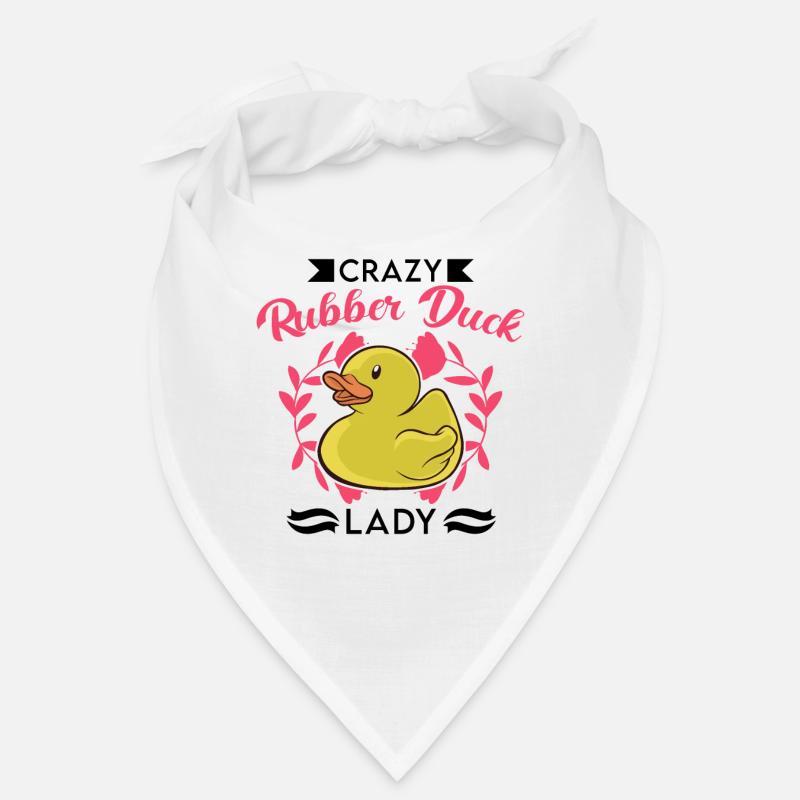 Crazy Rubber Duck Lady Gummiente Bandana