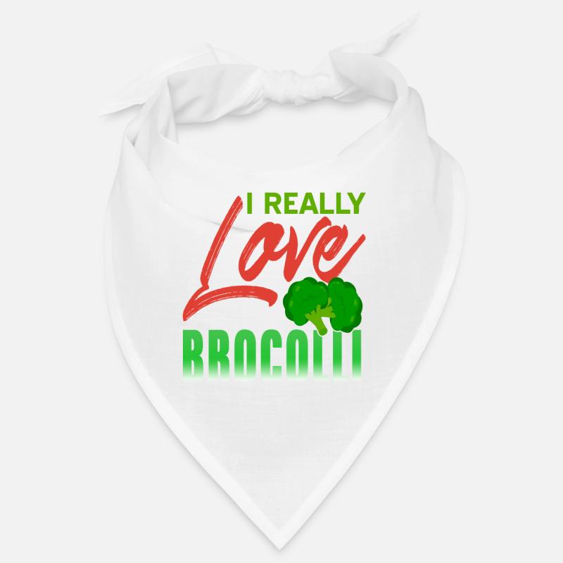 I Really Love Broccoli Retro Strong Immune System Bandana