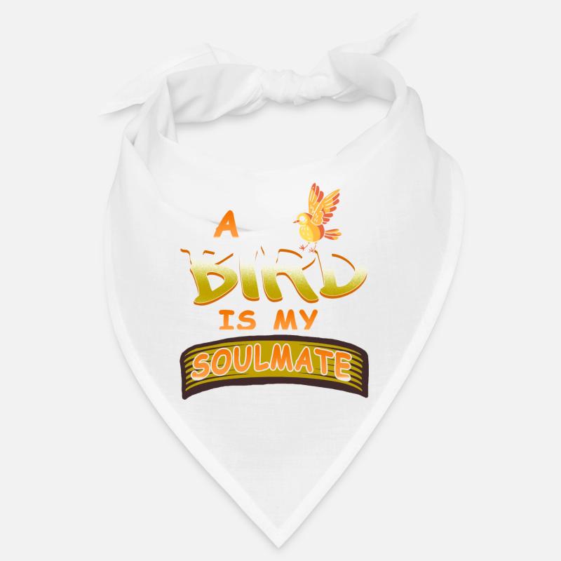 Un oiseau est mon âme sœur Designs rétro mignons Bandana