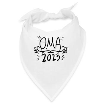 Oma 2023 - Werdende Oma 2023 - Bandana - Weiß - Vorne