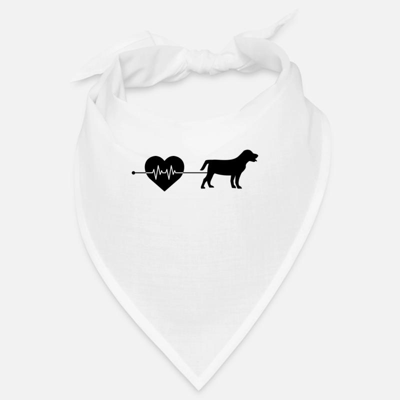 Hund Herzschlag Bandana