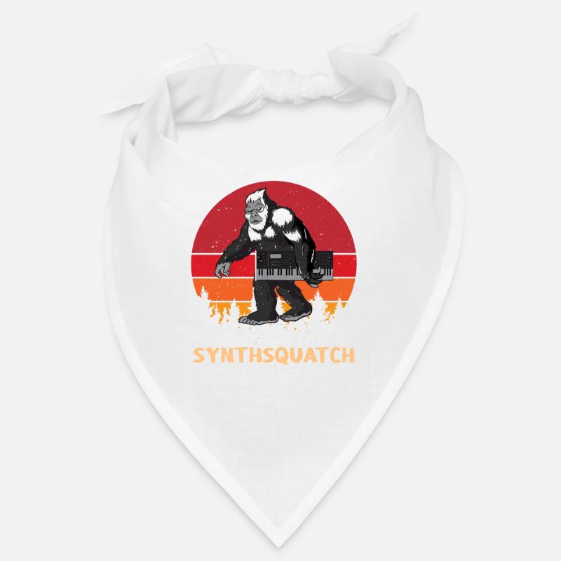 Sasquatch Synthesizer Dj Keyboard Synthsquatch Bandana