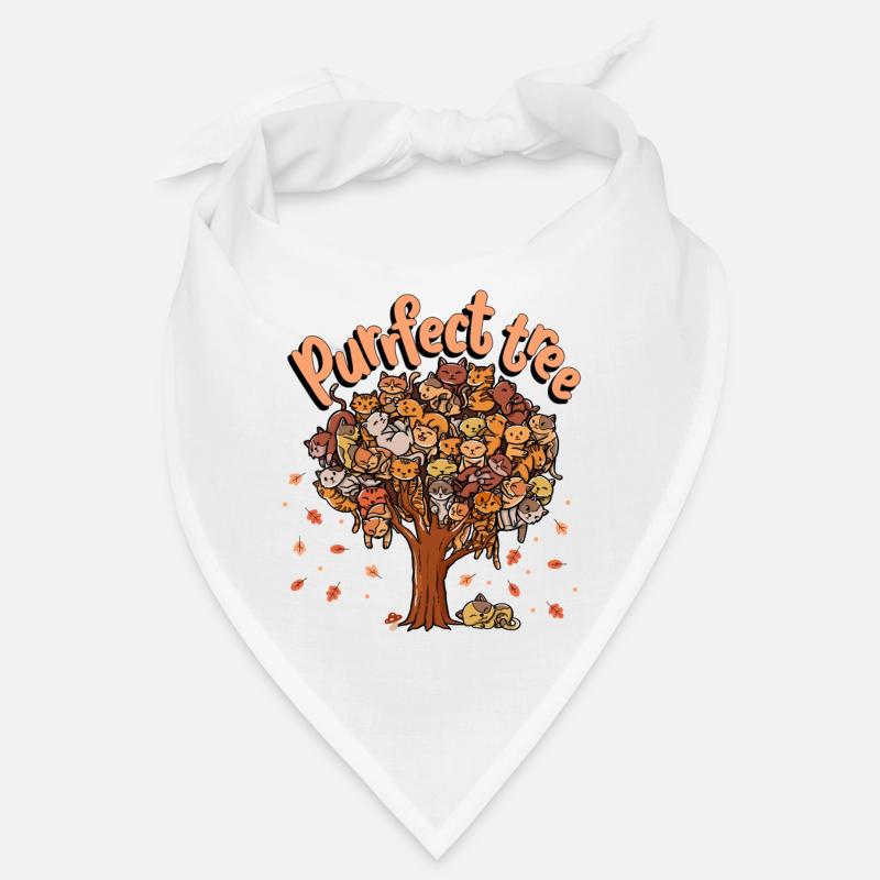 Purrfect Tree Kitten Famille de chats Fall Bandana