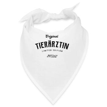 Tierärztin Limited Edition - Bandana - Weiß - Vorne