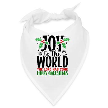 Weihnachten, Weihnachten, Weihnachten, Weihnachten - Bandana - Weiß - Vorne