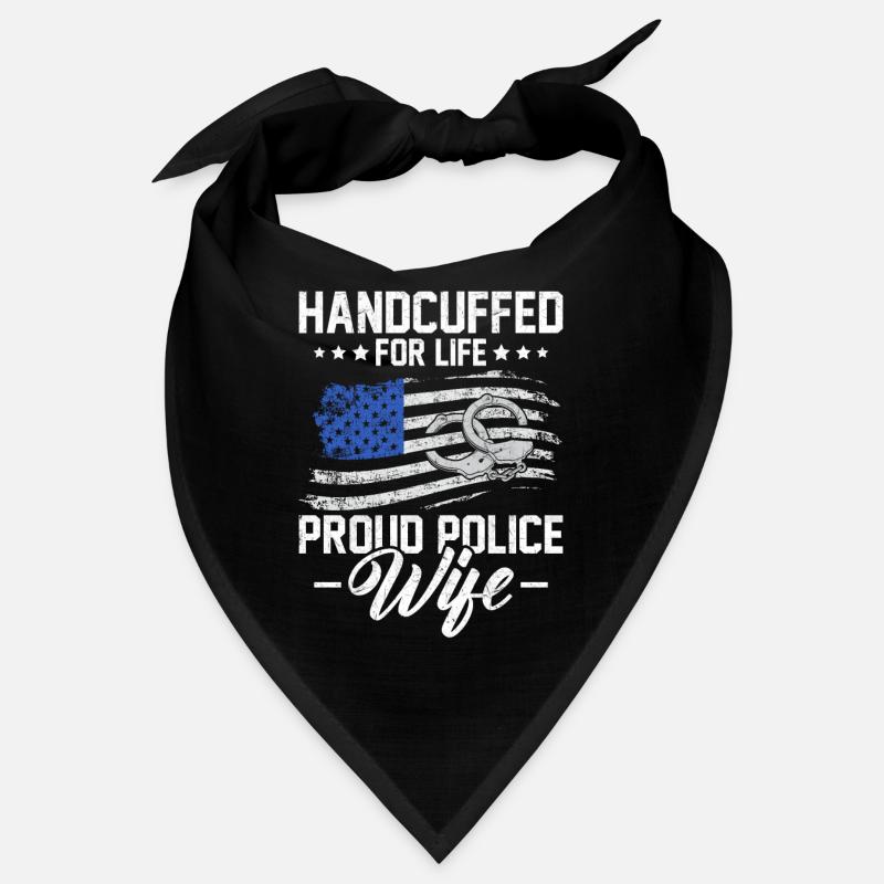 Polizei Ehefrau - Supporter USA Bandana