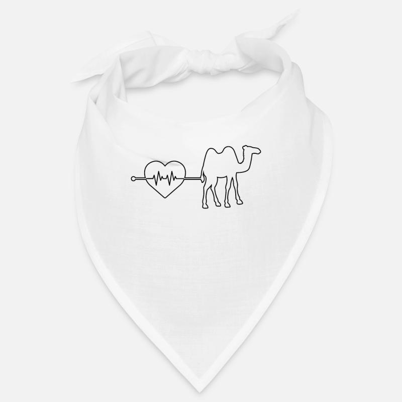 Dromedar Kamel Herzschlag Bandana